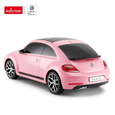 Samochód Zdalnie Sterowany Volkswagen Beetle Rastar 1:14 Różowy