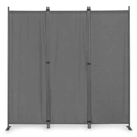 Parawan ogrodowy 3-panelowy MultiGarden 167x164 cm szary