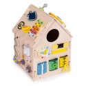 Drewniany domek manipulacyjny Ecotoys XXL 30 elementów