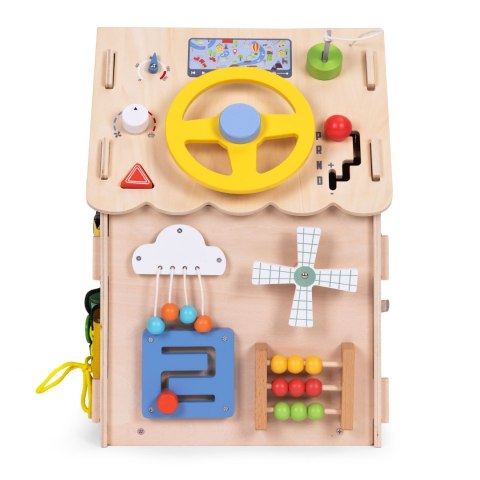 Drewniany domek manipulacyjny Ecotoys XXL 30 elementów