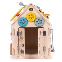 Drewniany domek manipulacyjny Ecotoys XXL 30 elementów