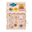 Drewniany domek manipulacyjny Ecotoys XXL 30 elementów