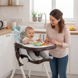 Fotelik Do Karmienia Ecotoys Składane Krzesełko Z Regulowaną Tacką