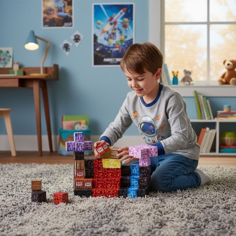 Klocki magnetyczne 86 elementów sześciany dla dzieci 3+