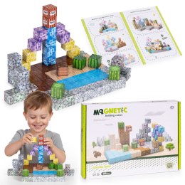 Klocki magnetyczne 88 elementów zestaw dla dzieci 3+