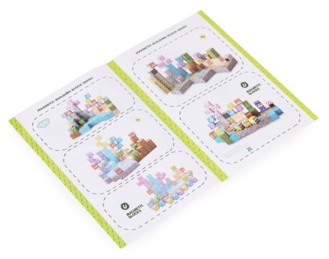 Klocki magnetyczne 88 elementów zestaw dla dzieci 3+