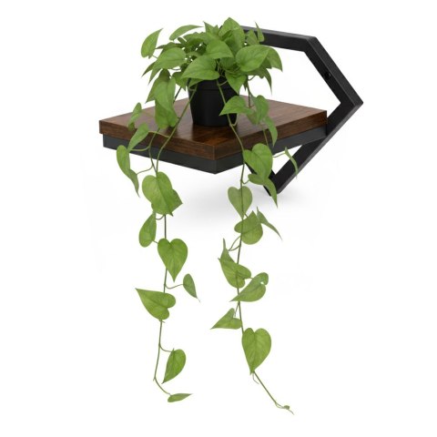 Kwietnik ścienny półka loft ModernHome 25,5x19x19 cm