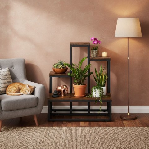Kwietnik stojący ModernHome loft 4 półki 67 cm