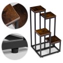 Kwietnik stojący ModernHome loft 4 półki 35x35x67 cm