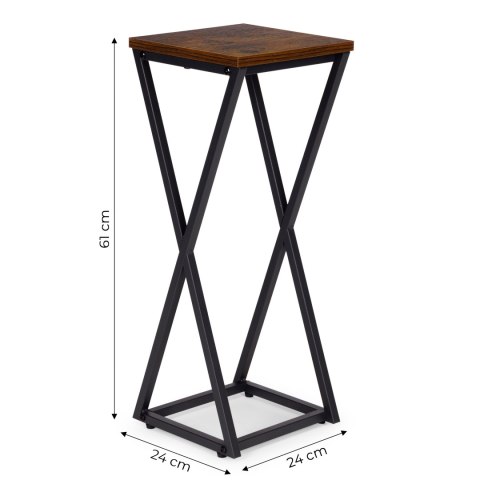 Kwietnik stojący ModernHome loft 24x24x61 cm