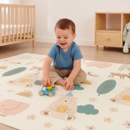 Mata Piankowa IPLAY 200x150 Cm Dwustronna Edukacyjna Składana z Torbą