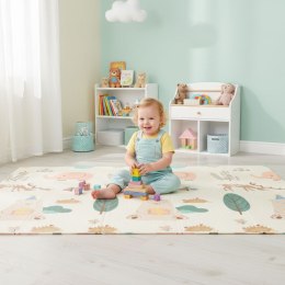 Mata Piankowa IPLAY Edukacyjna Dwustronna 200x180 cm Składana z Torbą