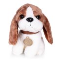 Pluszowy Piesek Beagle W Torebce Z Szczotką Zabawka Dla Dzieci