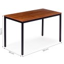 Stół ModernHome 120x60 cm do kuchni i biura 4-5 osób