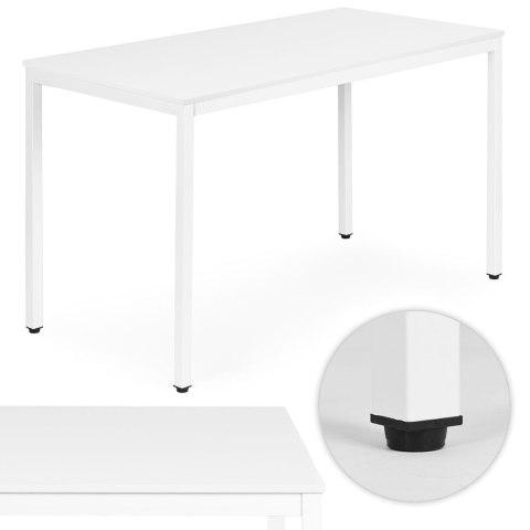 Stół ModernHome 120x60 cm biały do kuchni i biura