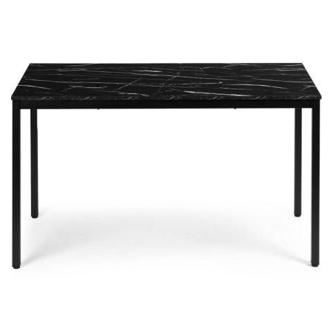 Stół ModernHome 120x60 cm czarny marmur do kuchni i biura