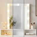 Toaletka kosmetyczna ModernHome z lustrem i LED 3 barwy