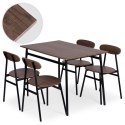Zestaw mebli OSLO ModernHome stół 110x70 cm + 4 krzesła