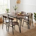 Zestaw mebli OSLO ModernHome stół 110x70 cm + 4 krzesła