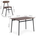 Zestaw mebli OSLO ModernHome stół 110x70 cm + 4 krzesła