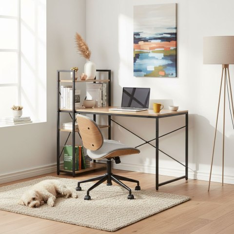 Biurko komputerowe ModernHome 120x60 cm z regałem loft
