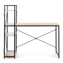 Biurko komputerowe ModernHome 120x60 cm z regałem loft