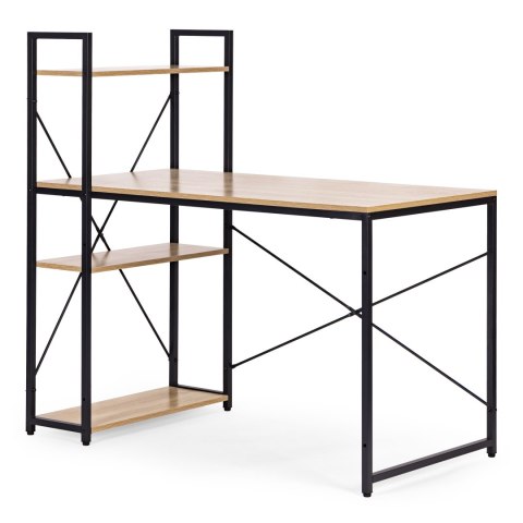 Biurko komputerowe ModernHome 120x60 cm z regałem loft