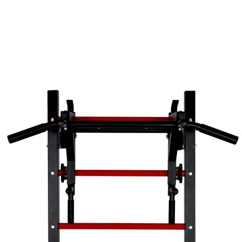Drabinka gimnastyczna MOVEPRO 215 cm czarna z drążkiem