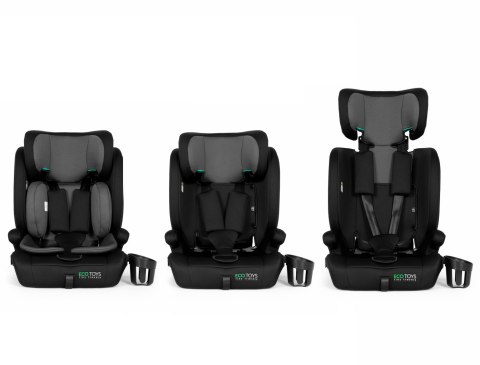 Fotelik samochodowy ECOTOYS 76-150 cm z regulacją i uchwytem