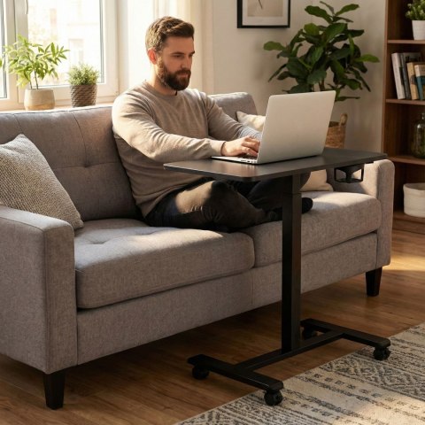 Mobilne biurko ModernHome 70x48 cm regulacja 71,5-112 cm