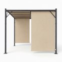 Pergola ogrodowa MultiGarden 3x4 m stalowa beżowa