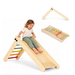 Drewniany Plac Zabaw Henry Ecotoys Montessori Drabinka Z Rampą