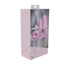 Paris Collection - Metal Anal Plug Set - Pink