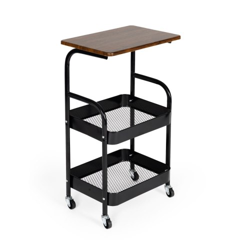Regał metalowy na kółkach ModernHome 3 poziomy 42x29x75,5 cm