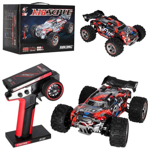 Samochód RC WLToys 184008 1:18 4WD bezszczotkowy 60 km/h LED RTR