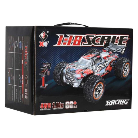 Samochód RC WLToys 184008 1:18 4WD bezszczotkowy 60 km/h LED RTR