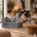 Sofa rozkładana ModernHome 190x70 cm piankowa 2w1