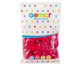 Balon Gemar Metalllic 12 cali 100 szt. Czerwony