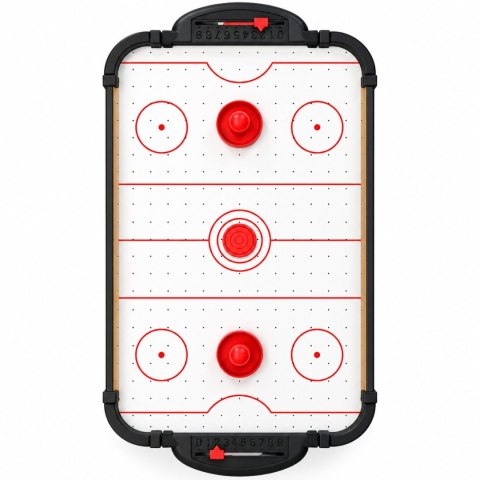 Cymbergaj Air Hockey Ecotoys 58 cm Stół Powietrzny LED Zestaw Akcesoriów
