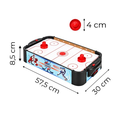 Cymbergaj Air Hockey Ecotoys 58 cm Stół Powietrzny LED Zestaw Akcesoriów