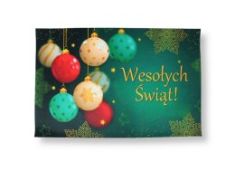 Dywan dywanik świąteczny 60 x 40cm BOMBKI DYR-50501D