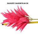 GAŁĄZKA DEKORACYJNA KURKUMA kwiaty sztuczne na DO WAZONU kompozycja kwiaty 84 cm różowa