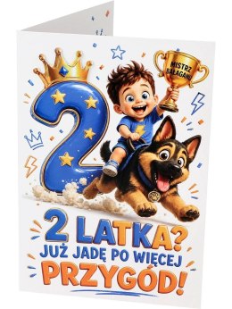 Humorystyczna kartka na 2 urodziny A RD-108