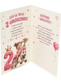 Humorystyczna kartka na 2 urodziny A RD-116