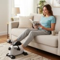 Kompaktowy rower treningowy rotor do ćwiczen rowerek rehabilitacyjny 2w1 biały