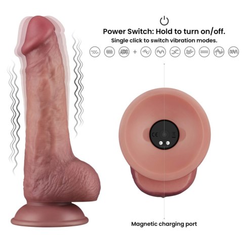 8.5'' Vibrating Dual Density Power Cock