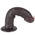 8'' Sliding Skin Dual Layer Dong Black