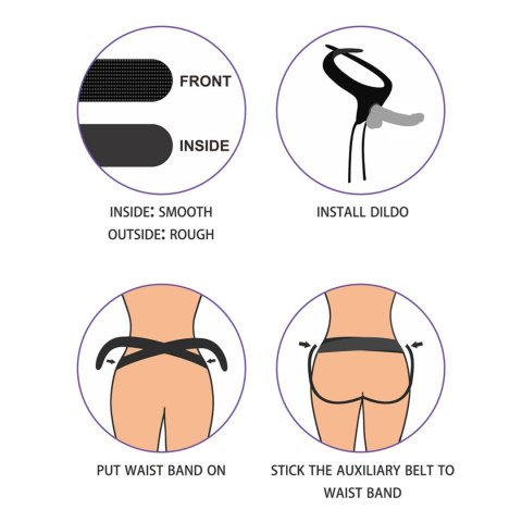 Easy Strapon Set Black