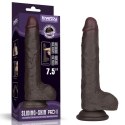 7.5'' Sliding Skin Pro II Dual Layer Silicone Dong (Black)