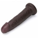 9'' Sliding Skin Pro II Dual Layer Silicone Dong (Black)